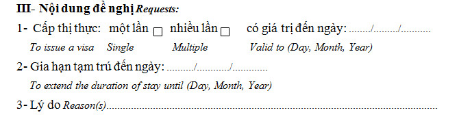 Mẫu NA5 Tờ khai đề nghị cấp thị thực gia hạn tạm trú cho người nước ...